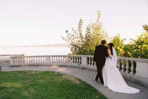 View of Lake Washington Wedding